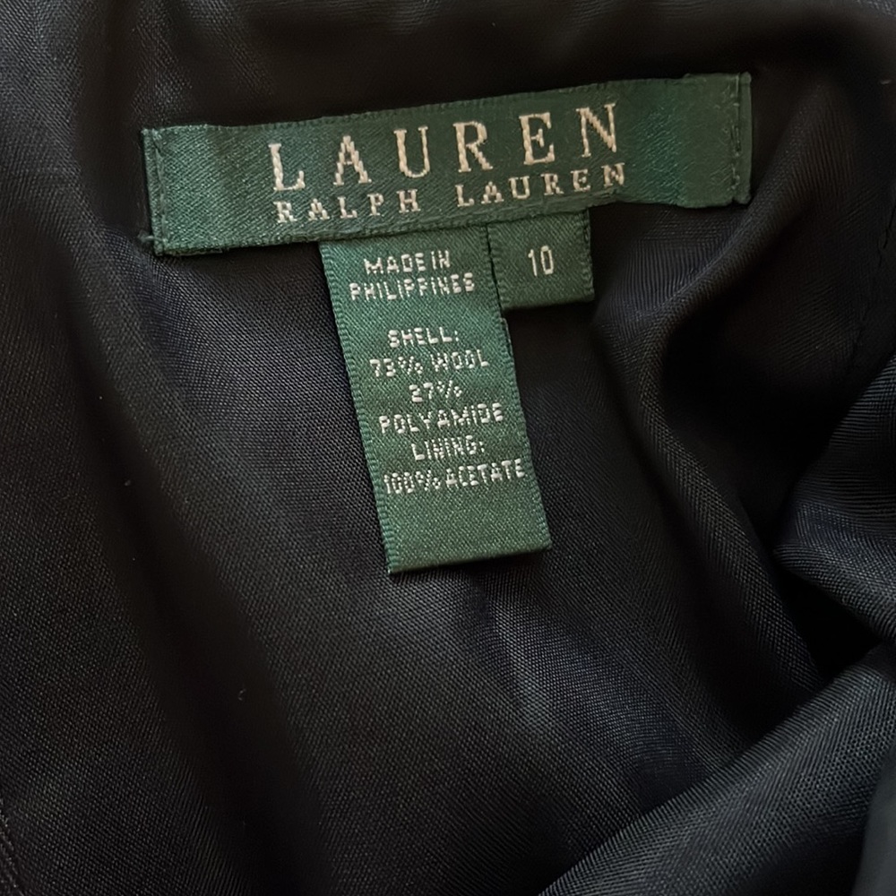 NWT Wool Ralph Lauren- midi pencil skirt - Picture 5 of 7